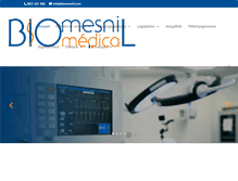 Tablet Screenshot of biomesnil.com